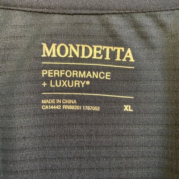 Mondetta Ladies' Quarter-Zip Pullover, Zippered Pockets, Black, X-Large NWT - Picture 7 of 16